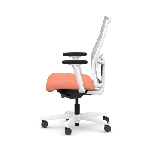 HON Office Chairs<Ignition 2.0 Fabric/Mesh Swivel Task Chair, Passion Fruit/Designer White (HIWMMKD.Y2.A.H.IF.HAML02.DW.SB.DWX)