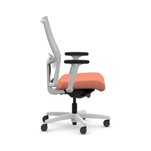 HON Office Chairs<Ignition 2.0 Fabric/Mesh Swivel Task Chair, Passion Fruit/Designer White (HIWMMKD.Y2.A.H.IF.HAML02.DW.SB.DWX)