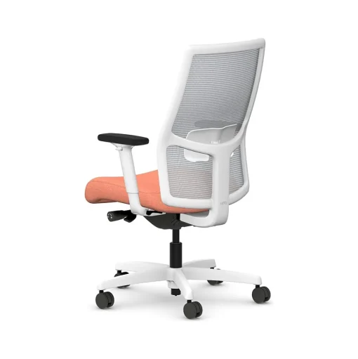 HON Office Chairs<Ignition 2.0 Fabric/Mesh Swivel Task Chair, Passion Fruit/Designer White (HIWMMKD.Y2.A.H.IF.HAML02.DW.SB.DWX)