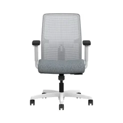 HON Office Chairs<Ignition 2.0 Fabric/Mesh Swivel Task Chair, Basalt/Designer White (HITLMKD.Y1.A.H.IF.APX25.DW.SB.DWX)