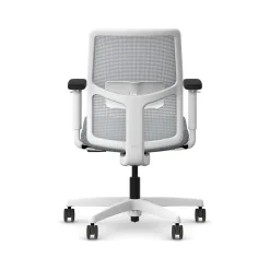 HON Office Chairs<Ignition 2.0 Fabric/Mesh Swivel Task Chair, Basalt/Designer White (HITLMKD.Y1.A.H.IF.APX25.DW.SB.DWX)