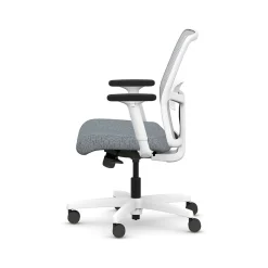 HON Office Chairs<Ignition 2.0 Fabric/Mesh Swivel Task Chair, Basalt/Designer White (HITLMKD.Y1.A.H.IF.APX25.DW.SB.DWX)
