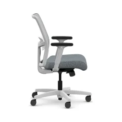 HON Office Chairs<Ignition 2.0 Fabric/Mesh Swivel Task Chair, Basalt/Designer White (HITLMKD.Y1.A.H.IF.APX25.DW.SB.DWX)
