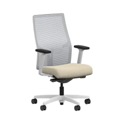 HON Office Chairs<Ignition 2.0 Fabric/Mesh Swivel Task Chair, Biscotti/Designer White (HIWMMKD.Y2.A.H.IF.HAML11.DW.SB.DWX)
