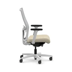 HON Office Chairs<Ignition 2.0 Fabric/Mesh Swivel Task Chair, Biscotti/Designer White (HIWMMKD.Y2.A.H.IF.HAML11.DW.SB.DWX)