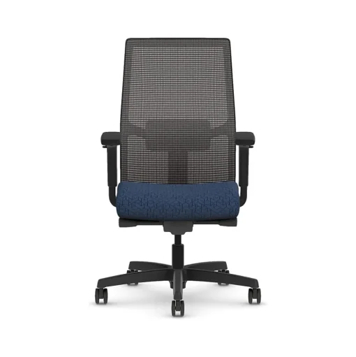 HON Office Chairs<Ignition 2.0 Fabric/Mesh Swivel Task Chair, Navy/Black (HIWMMKD.Y2.A.H.IM.APX13.BL.SB.T)