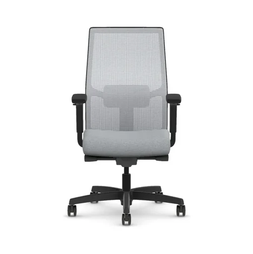 HON Office Chairs<Ignition 2.0 Fabric/Mesh Swivel Task Chair, Cloud/Black (HIWMMKD.Y2.A.H.IF.HAML18.BL.SB.T)