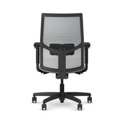 HON Office Chairs<Ignition 2.0 Fabric/Mesh Swivel Task Chair, Cloud/Black (HIWMMKD.Y2.A.H.IF.HAML18.BL.SB.T)