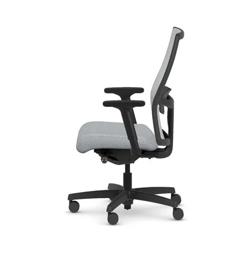 HON Office Chairs<Ignition 2.0 Fabric/Mesh Swivel Task Chair, Cloud/Black (HIWMMKD.Y2.A.H.IF.HAML18.BL.SB.T)