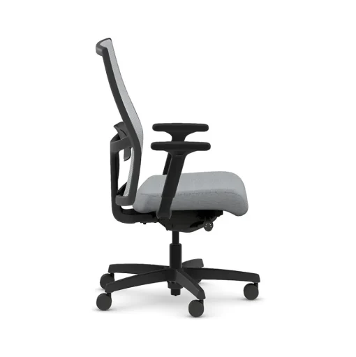 HON Office Chairs<Ignition 2.0 Fabric/Mesh Swivel Task Chair, Cloud/Black (HIWMMKD.Y2.A.H.IF.HAML18.BL.SB.T)