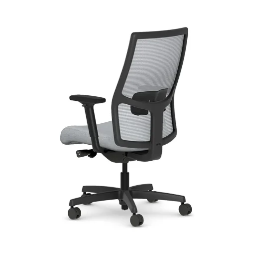 HON Office Chairs<Ignition 2.0 Fabric/Mesh Swivel Task Chair, Cloud/Black (HIWMMKD.Y2.A.H.IF.HAML18.BL.SB.T)
