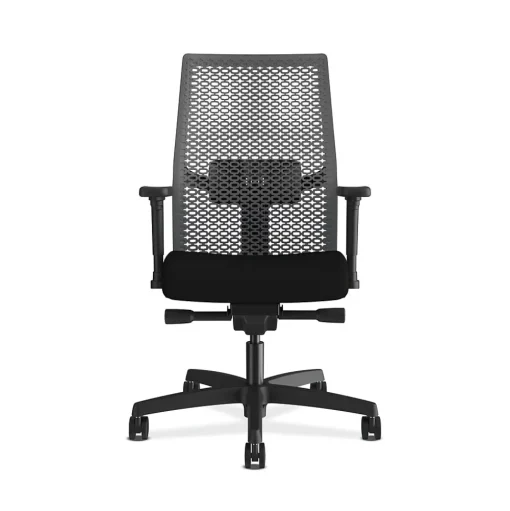 HON Office Chairs<Ignition 2.0 Mesh Back Fabric Task Chair, Black (I2MRL2AC10TK)