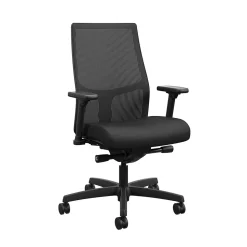 HON Office Chairs<Ignition 2.0 Mesh Back Fabric Computer and Desk Chair, Black (HIWMMKD.Y2.A.H.IM.CU10.NL.SB.T)