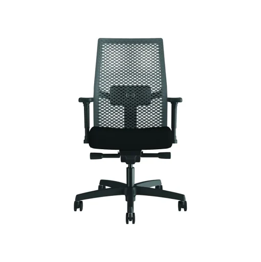 HON Office Chairs<Ignition 2.0 Mesh Back Vinyl Task Chair, Black (HIWMRAK2A0SU10B)