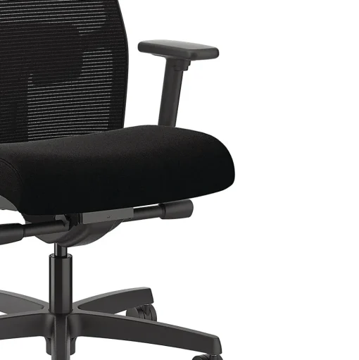 HON Ergonomic Chairs<Ignition 2.0 Mesh/Fabric Computer and Desk Chair, Black (I2M2AMLC10TK)