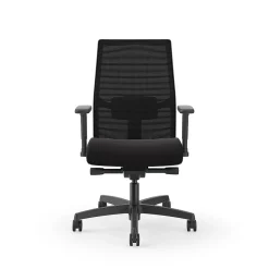 HON Office Chairs<Ignition 2.0 Mesh/Fabric Computer and Desk Chair, Black (I2M2AMLCPIP)