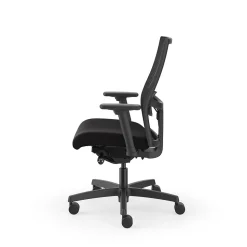 HON Office Chairs<Ignition 2.0 Mesh/Fabric Computer and Desk Chair, Black (I2M2AMLCPIP)