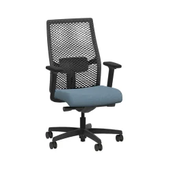 HON Office Chairs<Ignition 2.0 ReActiv Fabric Swivel Task Chair, Carolina/Black (HIWMRAKD.Y2.A.H.0S.HAML21.BL.SB.T)