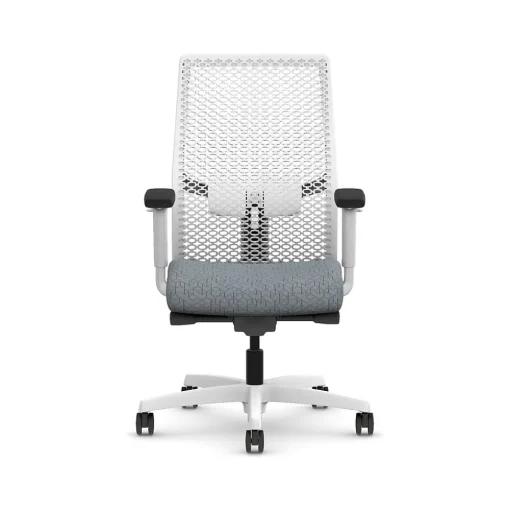 HON Office Chairs<Ignition 2.0 ReActiv Fabric Swivel Task Chair, Basalt/Designer White (HIWMRAKD.Y2.A.H.DWR.APX25.DW.SB.DWX)