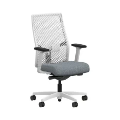 HON Office Chairs<Ignition 2.0 ReActiv Fabric Swivel Task Chair, Basalt/Designer White (HIWMRAKD.Y2.A.H.DWR.APX25.DW.SB.DWX)