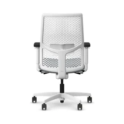 HON Office Chairs<Ignition 2.0 ReActiv Fabric Swivel Task Chair, Basalt/Designer White (HIWMRAKD.Y2.A.H.DWR.APX25.DW.SB.DWX)