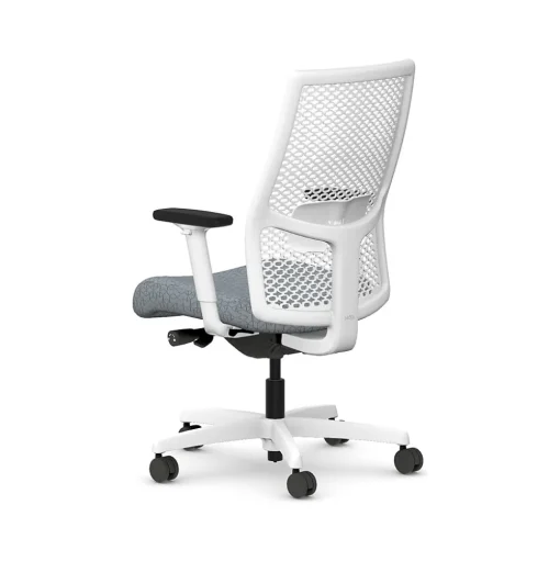 HON Office Chairs<Ignition 2.0 ReActiv Fabric Swivel Task Chair, Basalt/Designer White (HIWMRAKD.Y2.A.H.DWR.APX25.DW.SB.DWX)