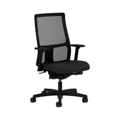 HON Office Chairs<Ignition Mesh Back Fabric Task Chair, Black (HIWM3.A.H.M.CU10.T.SB)