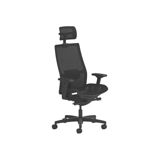 HON Office Chairs<Ignition Mesh Swivel Task Chair, Black (HIWMMSKD.S2.A.H.IM.IMS.BL.SB.T.HR)