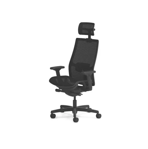HON Office Chairs<Ignition Mesh Swivel Task Chair, Black (HIWMMSKD.S2.A.H.IM.IMS.BL.SB.T.HR)