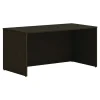 HON Office Desks<Mod 60" Desk Shell, Java Oak (HLPLDS6030.LJA1)
