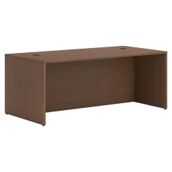 HON Office Desks<Mod 72" Desk Shell, Sepia Walnut (HLPLDS7236.LSE1)