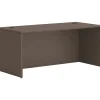 HON Office Desks<Mod 72" Desk Shell, Slate Teak (HLPLDS7236.LSL1)