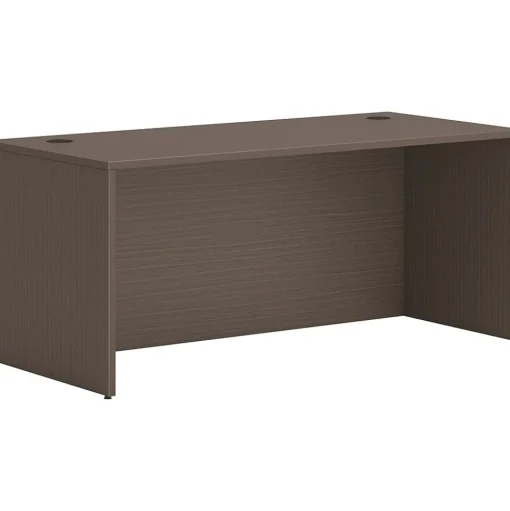 HON Office Desks<Mod 72" Desk Shell, Slate Teak (HLPLDS7236.LSL1)