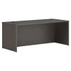 HON Office Desks<Mod 72" Desk Shell, Slate Teak (HLPLDS7236B.LSL1)