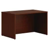 HON Office Desks<Mod 48" Desk Shell, Traditional Mahogany (HLPLDS4830.LTM1)