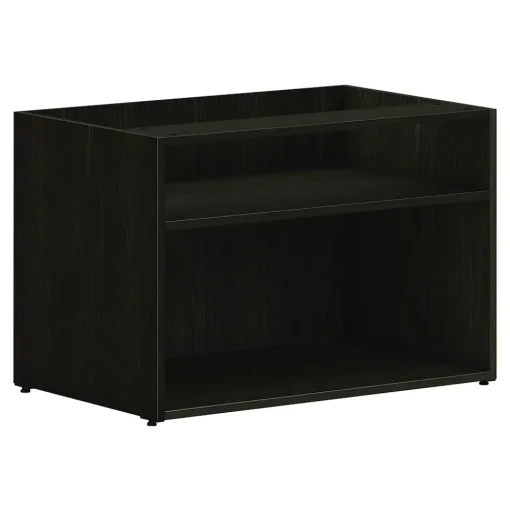 HON Storage Cabinets<Mod 21" Low Open Storage Credenza with 2 Shelves, Java Oak (HLPLCL3020S.LJA1)
