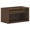 HON Storage Cabinets<Mod 21" Low Storage Credenza with 2 Shelves, Sepia Walnut (HLPLCL3620S.LSE1)