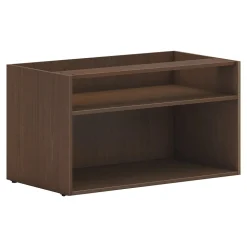 HON Storage Cabinets<Mod 21" Low Storage Credenza with 2 Shelves, Sepia Walnut (HLPLCL3620S.LSE1)