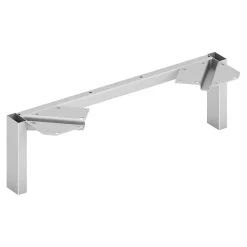 HON Storage Cabinets<Mod 7" Metal Credenza Leg Support, Silver (HLPLSL24.SLVR)
