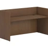 HON Office Desks<Mod 72" Reception Desk Shell, Sepia Walnut (HLPLRCPNDS7230.LSE1)