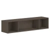 HON Storage Cabinets<Mod 13.5" Wall Cabinet with 1 Shelf, Slate Teak (HLPLWMH60.LSL1)