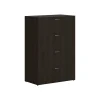 HON File Cabinets<Mod 4-Drawer Lateral File Cabinet, Locking, Letter/Legal, Java Oak, 36" (HLPLLF3620L4.LJA1)
