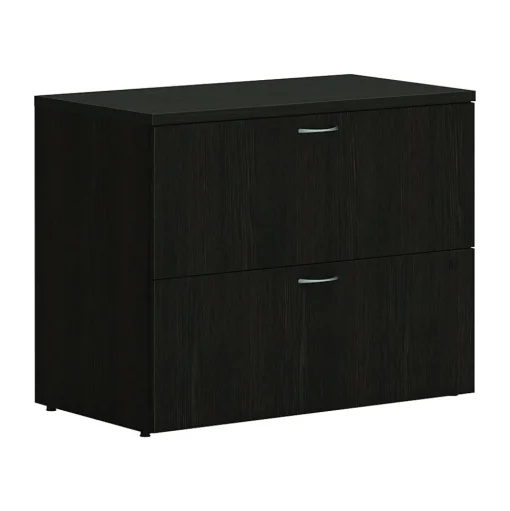 HON File Cabinets<Mod 2-Drawer Lateral File Cabinet, Letter/Legal Size, Lockable, 29"H x 36"W x 20"D, Java Oak (HLPLLF3620L2.LJA1)