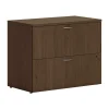 HON File Cabinets<Mod 2-Drawer Lateral File Cabinet, Letter/Legal Size, Lockable, 29"H x 36"W x 20"D, Sepia Walnut (HLPLLF3620L2.LSE1)