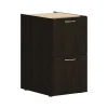 HON File Cabinets<Mod 3-Drawer Mobile Vertical File Cabinet, Letter/Legal Size, Lockable, 28"H x 15"W x 20"D, Java Oak (PLPSBBFLJ1)