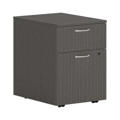 HON File Cabinets<Mod 2-Drawer Vertical File Cabinet, Letter/Legal, Slate Teak, 20" (HLPLPMBFLSL1)