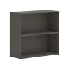 HON Bookcases<Mod 29"H 2-Shelf Bookcase, Slate Teak Laminate (HLPLBC3013B2.LSL1)