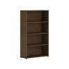 HON Bookcases<Mod 4-Shelf 53"H Bookcase, Sepia Walnut (HLPLBC3013B4.LSE1)