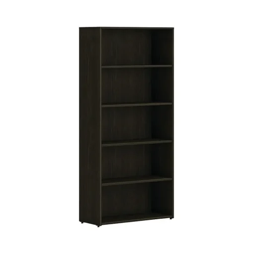 HON Bookcases<Mod 5-Shelf 65"H Bookcase, Java Oak (HLPLBC3013B5.LJA1)