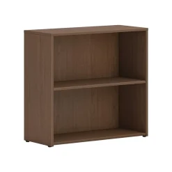 HON Bookcases<Mod 2-Shelf 29"H Bookcase, Sepia Walnut (HLPLBC3013B2.LSE1)